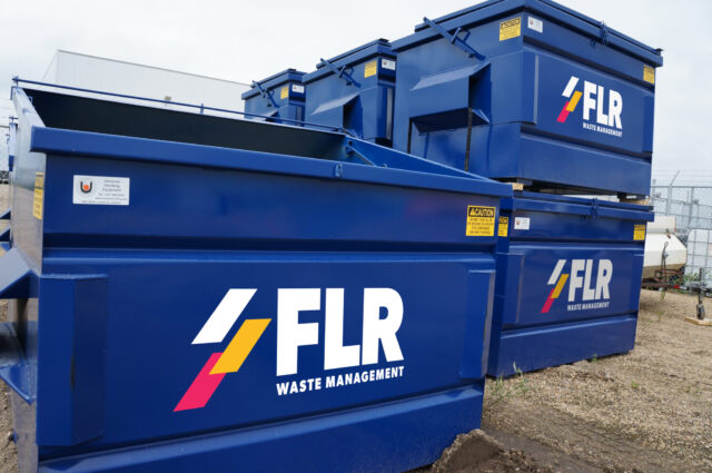 flr front load garbage bin